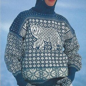 Vintage Dale of Norway Polar Bear Sweater